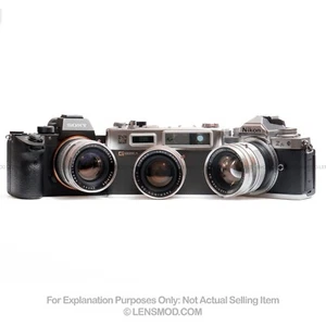 Yashica Electro 35 GSN Yashinon 45mm F1.7 Modified Lens for Sony E, FE & Nikon Z - Imagen 1 de 8