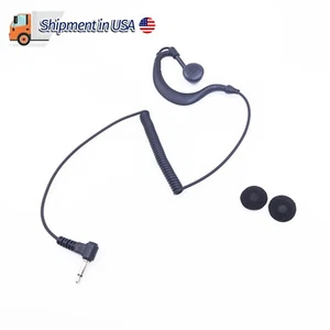 3.5mm Listen-Only Earbud Earpiece for Motorola & Kenwood Shoulder Speaker Mic - Zdjęcie 1 z 3