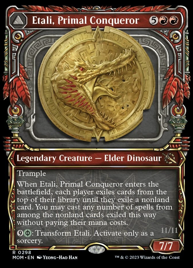 MTG Etali, Primal Conqueror (298/548) March of the Machine LP - Image 1 of 1