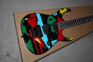Graphic JPM100 John Petrucci Electric Guitar Floyd Rose Tremolo, Black Hardware - Picture 1 of 5