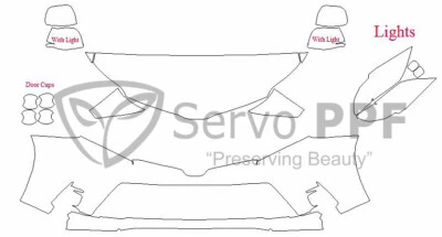 Kit de sujetador transparente serie 3M PRO Precut para Toyota Sienna 18-20 Foto 1 de 4