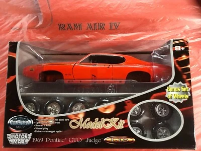 Motor Max 1969 Pontiac GTO Judge Ram Air IV 1:18 Die Cast Body  75010 NOS NIB - Image 1 of 4