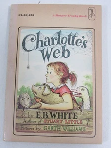 Charlottes Web 1980 Taschenbuch eine Harper Trophäe Buch - Bild 1 von 4