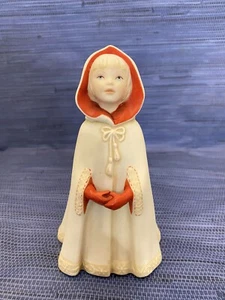 BEAUTIFUL VINTAGE CYBIS PORCELAIN "LITTLE RED RIDING HOOD" no box. - Picture 1 of 8