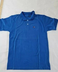 Mens Polo Shirt Size M Blue 12433 - Picture 1 of 12
