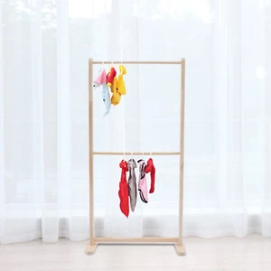 Garment Display Hanging Rack 2 Tier Children Pets' Clothes Rail Holder Rack NEW - Picture 1 of 11