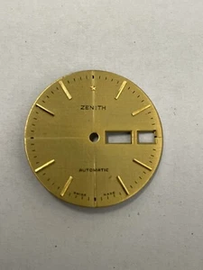 QUADRANTE ZENITH PER CAL. 405 AUTOMATICO GOLD COLOR 28,5 mm COME DA FOTO #03 - Imagen 1 de 3