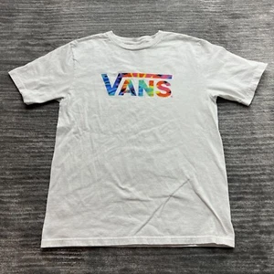 VANS Shirt Size XL Youth Off The Wall Logo Short Sleeve Skater White - Picture 1 of 6