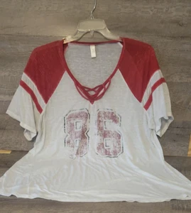 Cato Active Women's Casual Pullover Graphic Print "86" T-Shirt Size 18/20W - Bild 1 von 8