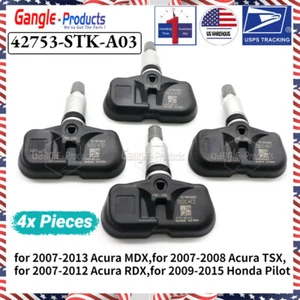4pcs 42753-STK-A03 42753-STK-A04 TPMS Sensor For Acura RDX TSX Honda Pilot - Picture 1 of 12