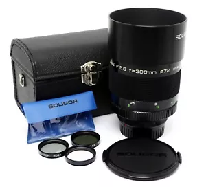 ✮ Soligor C/D Mirror Lens 300 mm f/5,6 para T2 y Minolta MD || ¡Del distribuidor! - Imagen 1 de 7