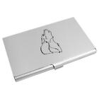 'Howling Wolf' Business Card Holder / Credit Card Wallet (CH00021629)