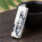 New Genuine 999 Pure Silver Vintage Buddha Buddhist Solid Pendant Women Gift