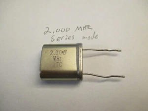 Radioaficionado de cuarzo 2000 KC kHz cristal 2.000 MHz modo serie MC HC-33/U - Imagen 1 de 3
