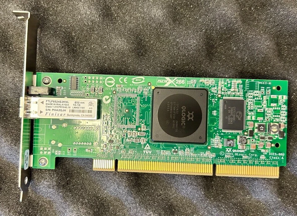Sun ( 375-3354-01) Qlogic QLA2460 PCI-X 4GB 1 Port Fibre Channel (QTY 4) - Image 1 of 4