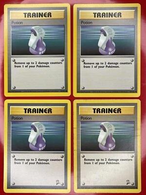 4X Pokemon TCG Potion 94/102 122/130 Base Set & 2 Regular Common 1999 LP/MP/HP - Image 1 of 2