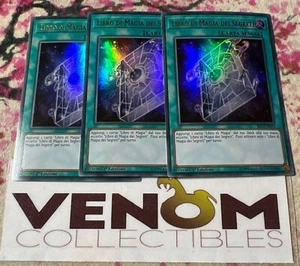 3x (M/NM) *ITALIAN* Spellbook of Secrets BLLR-EN075 Ultra Rare 1st Ed. YuGiOh - Picture 1 of 1