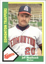 1990 Edmonton Trappers CMC #9 Jeff Heathcock