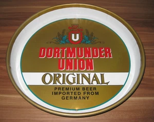 Dortmunder Union Original Premium Cerveza Vintage Metal Camarero Servir Rareza - Picture 1 of 17