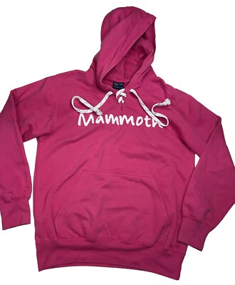 Moletom com capuz MV Sport rosa mamute feminino M com cadarço - Imagem 1 de 4