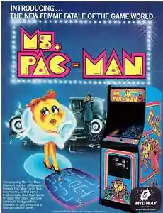 Arcade ROM SET (6 chips) Ms Pacman Namco 2532 - Picture 1 of 1