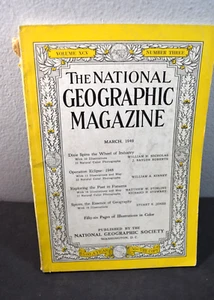 NATIONAL GEOGRAPHIC MAGAZINE MARCH 1949-DIXIE+SPICES+SOLAR ECLIPSE+PANAMA - Foto 1 di 4