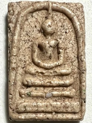 PHRA SOMDEJ LP RARE OLD THAI BUDDHA AMULET PENDANT MAGIC ANCIENT IDOL#222 - Imagem 1 de 4