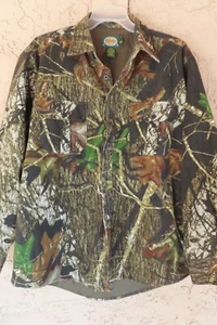 Cabela's Camouflage Mossy Oak Scent Lok Coat Jacket Men’s Size Large 931000 EUC - Picture 1 of 6