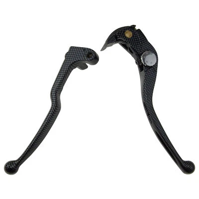Mano de carbono para Honda CBR 600RR 07-19 freno y embrague palancas de mano dedo Foto 1 de 4