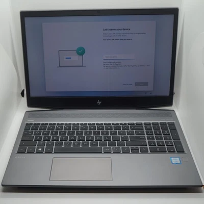 HP ZBook 15v G5 15.6" FHD i7-8750H P600 4GB 32GB DDR4 2TB SSD 2TB HDD Win 11 Pro - Image 1 of 4