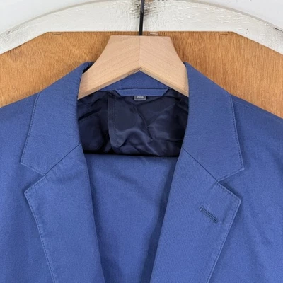 Bonobos Suit Mens 40S Navy Blue 2 Button Duca Visconti Cotton Stretch 32x28 Flat - Image 1 of 4