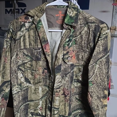 Game Winner Realtree Camo youth M Performance Shirt Men's Long Sleeve Button Up - Image 1 of 2