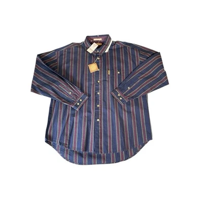 Men’s Guess Classics Stripped Long Sleeve Button Down By George’s Marciano - Image 1 of 4