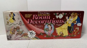 Vintage Priss Prints Die Schöne und das Biest Jumbo Stick Ups Wanddeko komplett 1990er - Bild 1 von 9