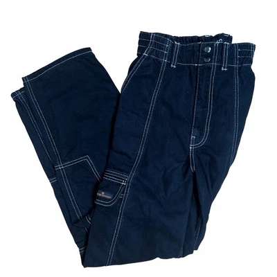 BDG Urban Outfitters 工装牛仔裤女式 27 码黑色滑板宽腿宽松版型 — 第 1/4 张图片