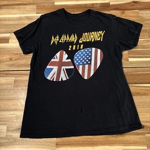 Def Leppard / Journey 2018 Tour T-Shirt / Ripped Tag and Holes - siehe Maße - Bild 1 von 7