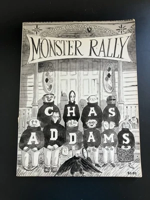 Monster Rally by Chas Addams 1950 Fireside Book The New Yorker Cartoon paperback Foto 1 de 4
