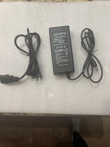 12V 5A Power Supply Adapter, AC100-240V to DC12V Converter Transformer with - Picture 1 of 2