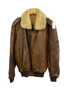 Charles Chevignon/Flight Jacket/L/Leather/Brw 3917 - Picture 1 of 5