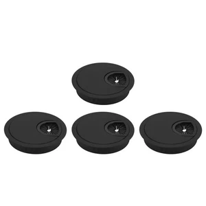 4 Pcs Zinc Alloy Wiring Box Cable Organisers Hole Cover Organizer - Afbeelding 1 van 12