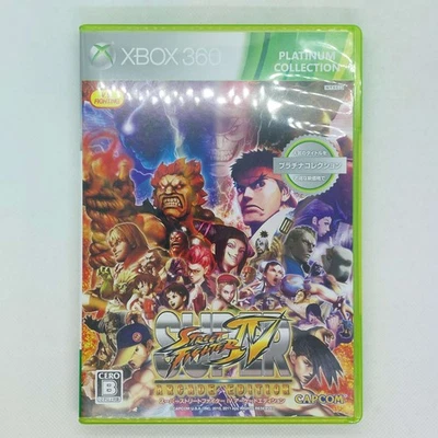 Super Street Fighter IV Arcade Edition Platinum Collection Xbox 360 Japanese ver - Image 1 of 4