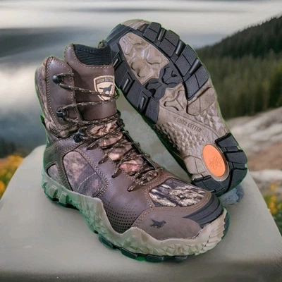 Irish Setter Insulated VAPRTREK 8" WP Hunting Boots, Mossy Oak Camo Women's 10.5 - Image 1 of 4