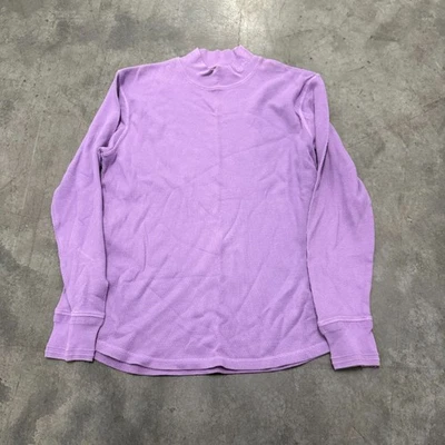 Talla XL - De colección Stussy Púrpura Tejido Waffle Térmico Manga Larga ¡Envío Rápido! Foto 1 de 4