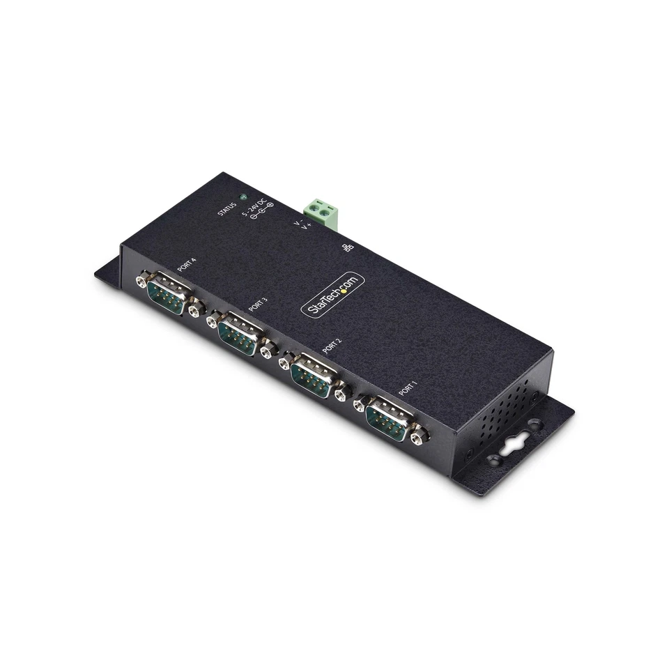 StarTech.com 4-Port Serial to Ethernet Adapter, IP Serial Device Server for R... - Image 1 of 4