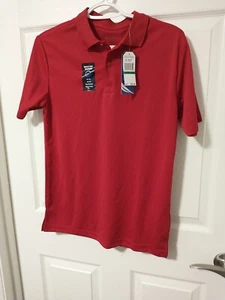 NWT..Nautica Short Sleeve Polo Shirt Red Boys Size L 14/16 Husky - Picture 1 of 9