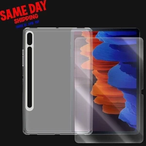 Anti-Scratch Screen Protector + TPU Case for Samsung Galaxy Tab S8+ SM-X808U USA - Afbeelding 1 van 1