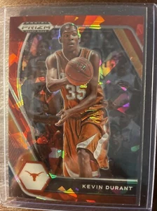 2021 Panini Prizm Draft Picks Red Cracked Ice #52 Kevin Durant - Picture 1 of 2