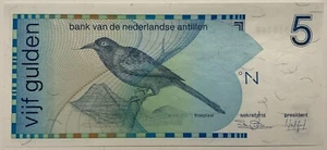 5 GULDEN 1986 NIEDERLÄNDISCHE ANTILLEN BANKNOTE KARTON - Bild 1 von 6