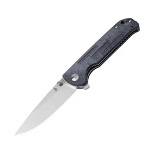 Kizer Cutlery Justice Folding Knife Steel Blade Denim Micarta Handle - KIV4543N7 - Picture 1 of 1