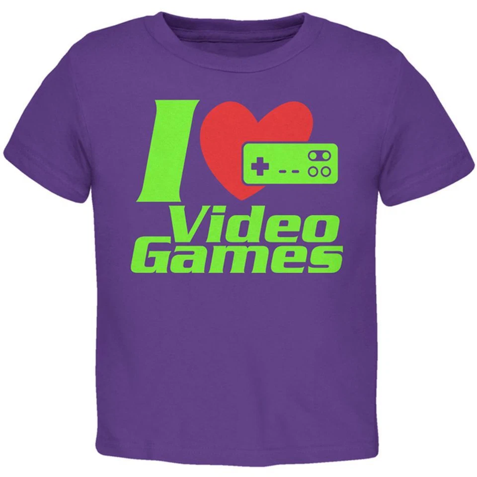 Camiseta para niños pequeños I Heart Video Games Gen 1 Foto 1 de 1
